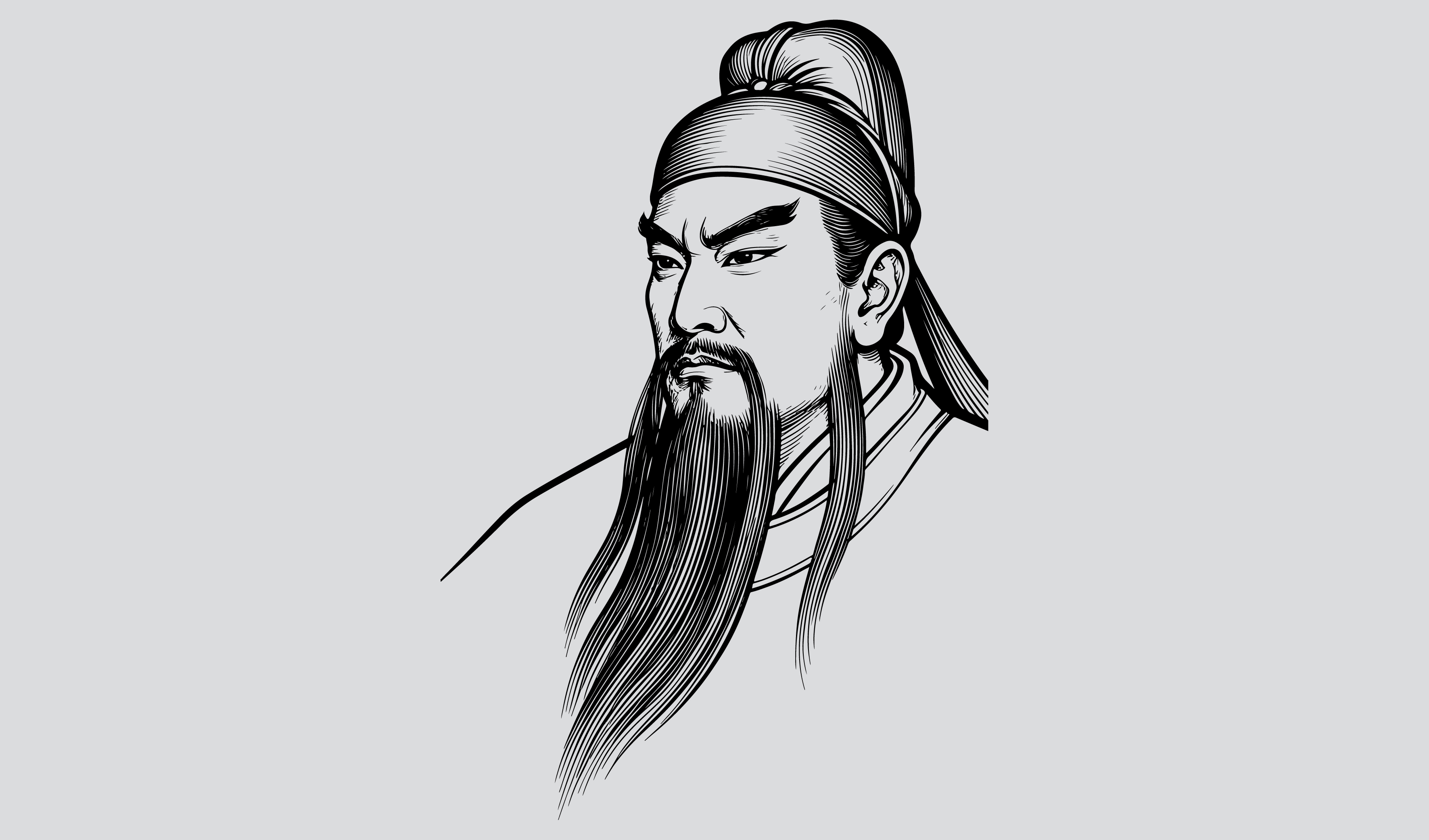 商务&mdash;&mdash;酒类相关插画元素&mdash;&mdash;关羽、圣帝、财神矢量插画